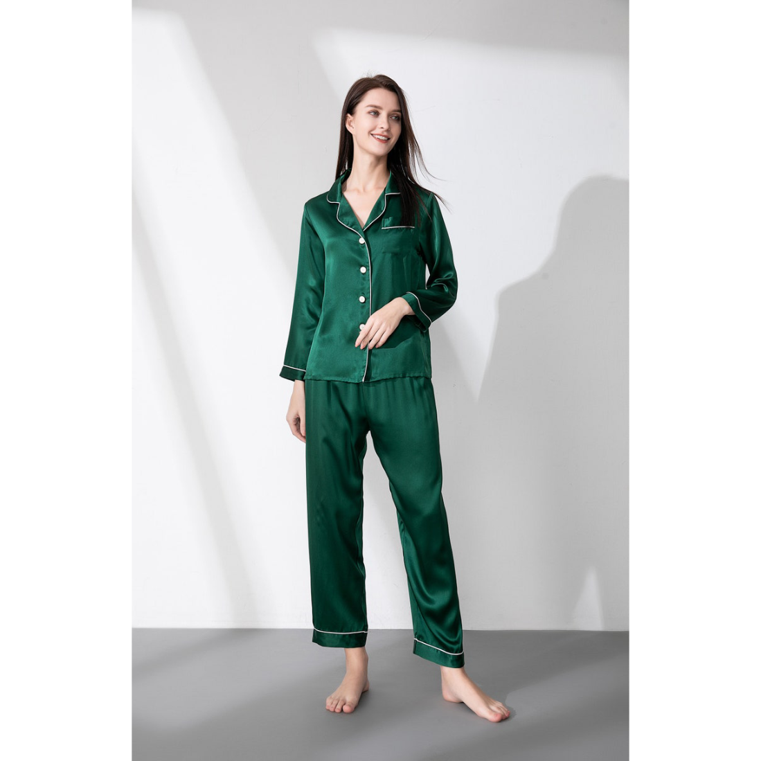 Emerald Green Soft Silk Sleepwear pack of 6