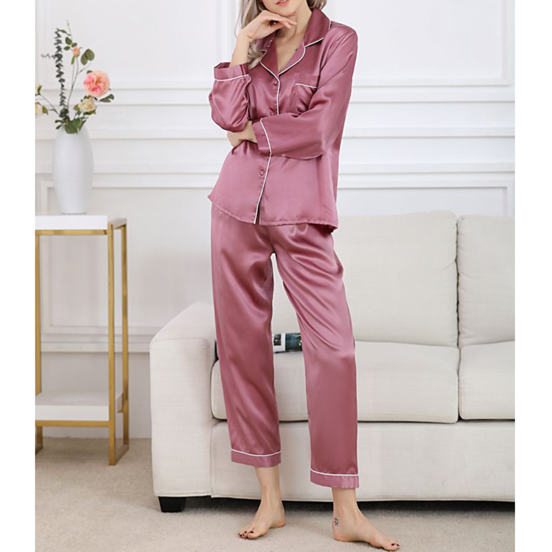 Mauve Women Sleepwear Set Of 6