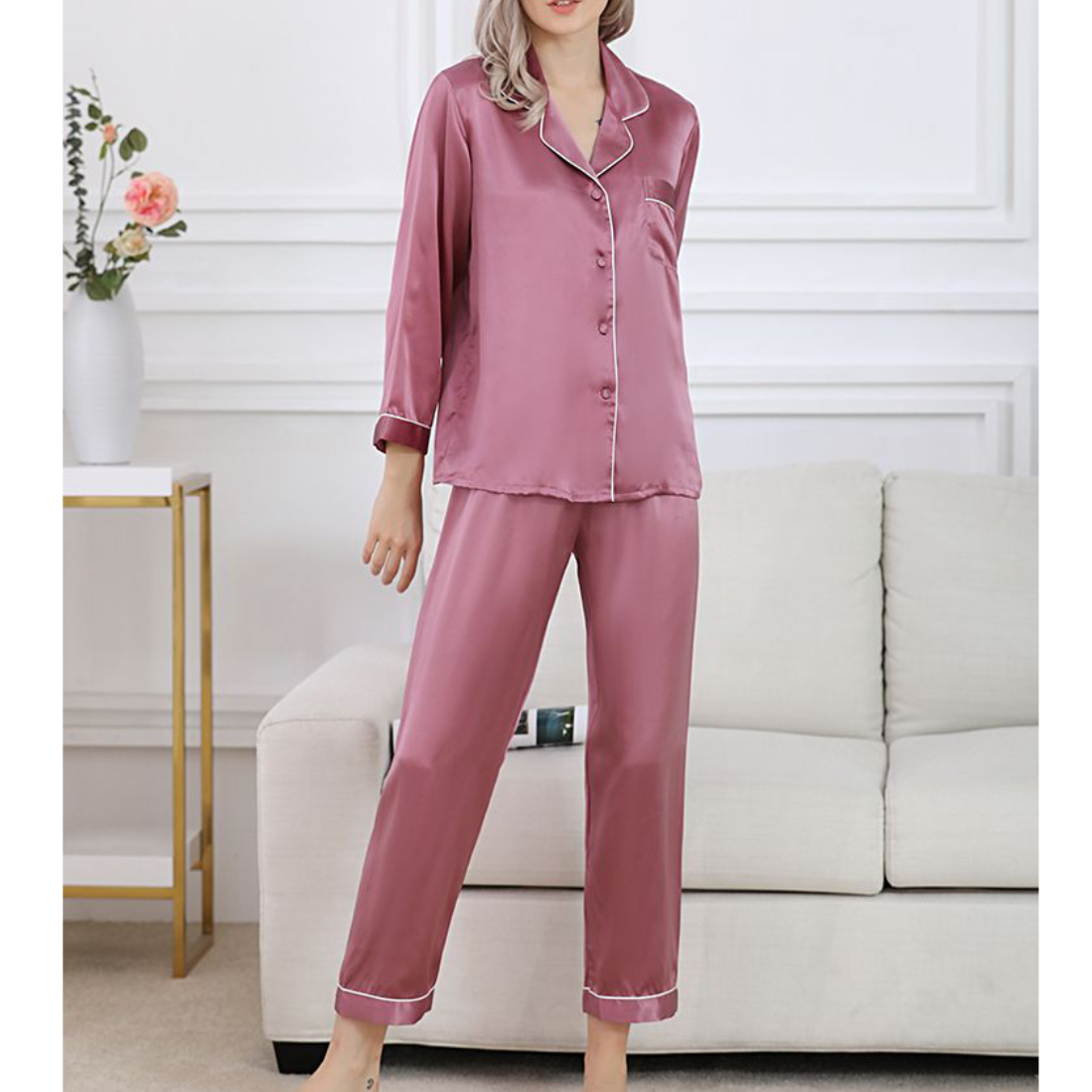 Mauve Pajama's Set