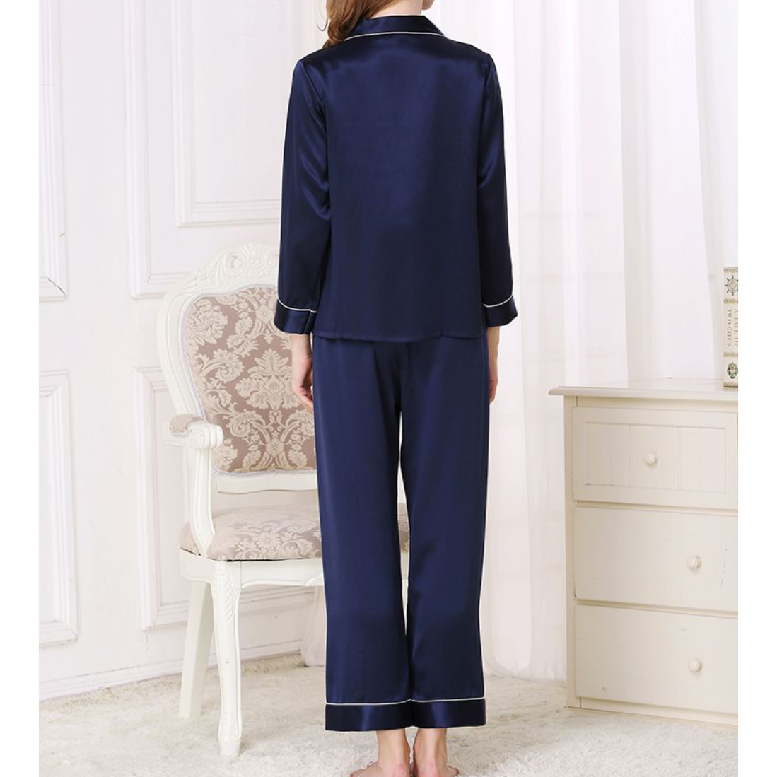 Navy Blue Pajama's Set